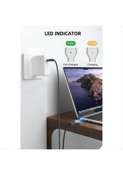 MacBook Air 2022 (M2) Için 140W USB C Ila Manyetik 3 Şarj Adaptörü (M2 14/16 Inç) Için Uyumlu (Yurt Dışından) fırsatları