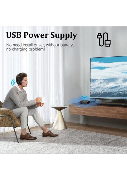 Bluetooth 5 0 Verici Alıcı Tv Için Hacim Kontrolü Düşük Gizli Kablosuz Ses Adaptörü (Yurt Dışından) indirimleri