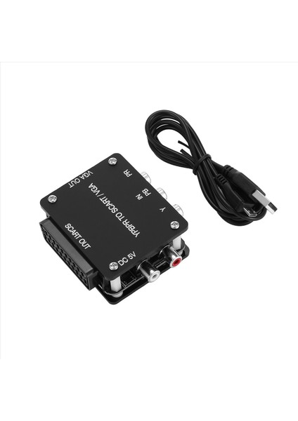 Yuv - Rgbs Ypbpr&#39 Ye Ypbpr&#39 Yi VGA Bileşen Transkod Converter Oyun Konsoluna Skart&#39 A Rgbs&#39 Ye Renk Farkı Bileşeni (Yurt Dışından)