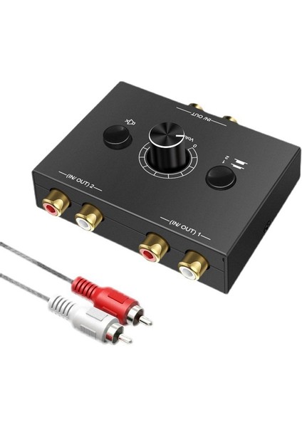 2&#39 Den 1 Out 1&#39 E 2 Out 2 Out Hızlı Ses Anahtarlayıcı Hacim Kontrol Kontrol Control Control Control Control Control Controlor Hızlı Anahtarlama (Yurt Dışından)
