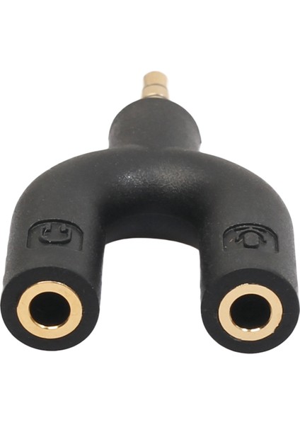 2x U Tip Adaptör Çift 3 5 mm Kulaklık Fişi Ses Kabloları Ayırıcı Mikrofon 2 Arada 1 Döner Konektör Android iPhone Için (Yurt Dışından) indirimleri