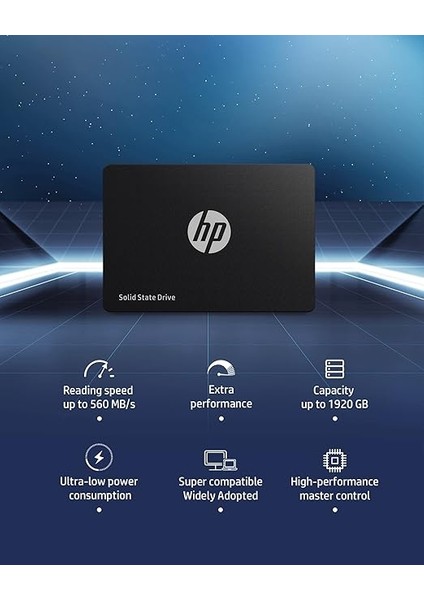 S650 480GB 2.5 Inç Sata Iıı Pc SSD Dahili Katı Hal Sabit Sürücü - 6 Gb/s, 3D Nand, Dizüstü ve Masaüstü Güncellemesi Için 560 Mb/sn'ye Kadar - 345M9AA#ABA fiyatları