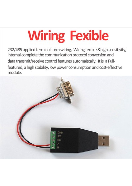 3x USB-RS232 RS485 USB Seri Iletişim Modülü Endüstriyel Sınıf USB-232/485 Sinyal Dönüştürücü (Yurt Dışından) fırsatları