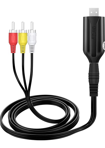 Wiistar USB Video Yakalama Kartı Vhs - Dijital Rca - USB 2 0 Ses Yakalama Cihazı Adaptör Dönüştürücü Kolay Vcr Dvr Tv Cap Olun (Yurt Dışından) fiyatları