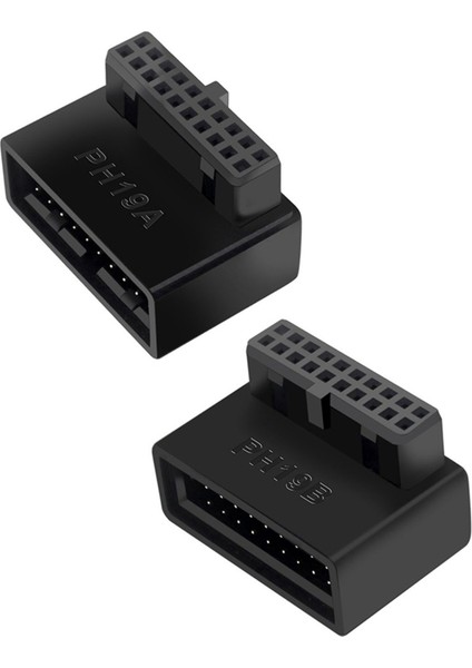 2x PH19A USB 3 0 Dahili Başlık Usb3 0 19/20P Socket 90 Derece Adaptör Dönüştürücüsü Bilgisayar Anakartı Için (Yurt Dışından) fiyatları
