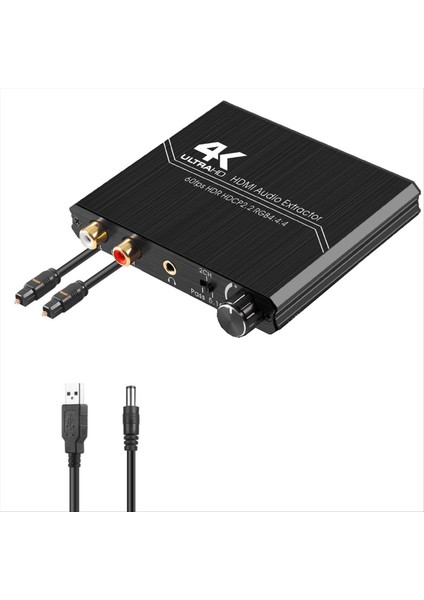 4K 60Hz HDMI Uyumlu 2 0 Ses Ezin Optik Fiber R/l Çıkışını ve Ses Kontrolü Ses Alantı Destekliyor (Yurt Dışından)