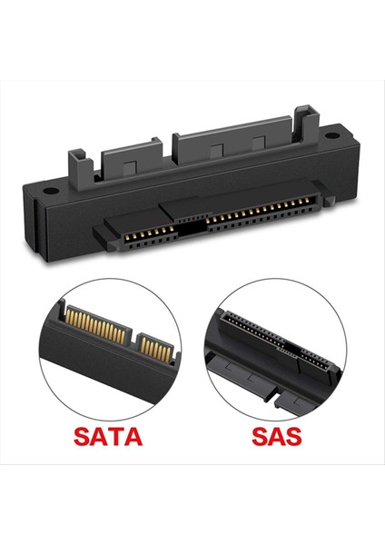 1pcs SFF-8482 Sas To Sata Sata Erkek 15PIN Bend Head 90 Derece Açı Adaptör Dönüştürücü Anakart Kablosu (Yurt Dışından) modelleri