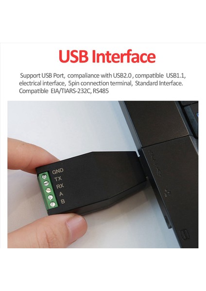 2x USB-RS232 RS485 USB Seri Iletişim Modülü Endüstriyel Sınıf USB-232/485 Sinyal Dönüştürücü (Yurt Dışından) fırsatları