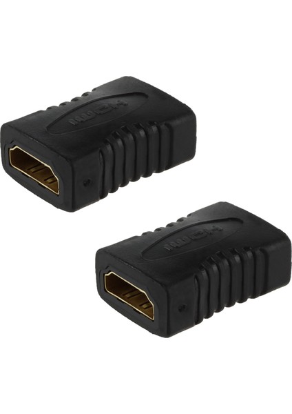 Hdtv Için 2x HDMI F/f Kadın Cinsiyet Değiştirici Adaptör Bağlayıcı (Yurt Dışından)
