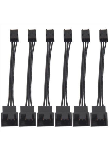 6pcs 4pin Pwm - 3pin Standart Fan Adaptör Kablosu (Yurt Dışından) modelleri