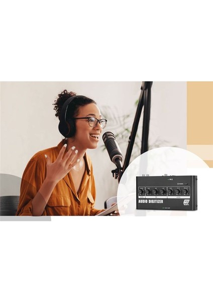 Taşınabilir Ev Tv Bluetooth Bağlantı Ses Amplifikatör Ağı Canlı Ayarlama Dijital Analog Ses Dönüştürücü ile Uk Fiş (Yurt Dışından)