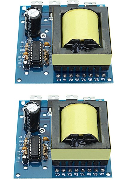 2x Dc 12V - Ac 220V 380V 500W Inverter Boost Tahtası Transformatör Güç Araç Dönüştürücü Modülü (Yurt Dışından)