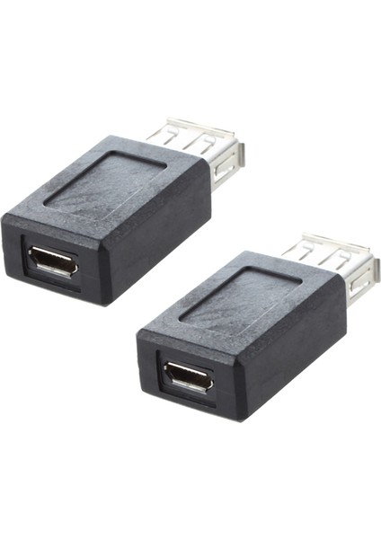 3x Siyah USB 2 0 A Tip A Dişi-Micro-Usb B Kadın Adaptör Fiş Dönüştürücü (Yurt Dışından)