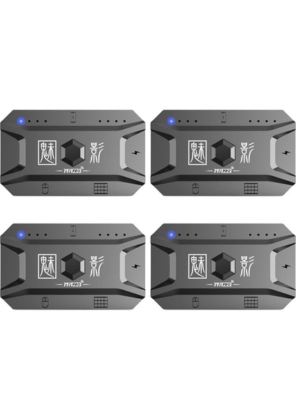 4x Gamepad Pubg Mobil Denetleyici Oyun Klavye Fare Dönüştürücü Bluetooth 5 0 Android Adaptörü Için (Yurt Dışından)