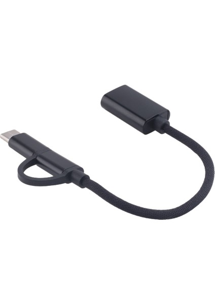 2&#39 De 1 USB 3 0 Otg Adaptör Kablo Tipi C Mikro-Usb-Usb 3 0 Arayüz Dönüştürücü Şarj Kablosu Hat-Siyah (Yurt Dışından) fiyatları