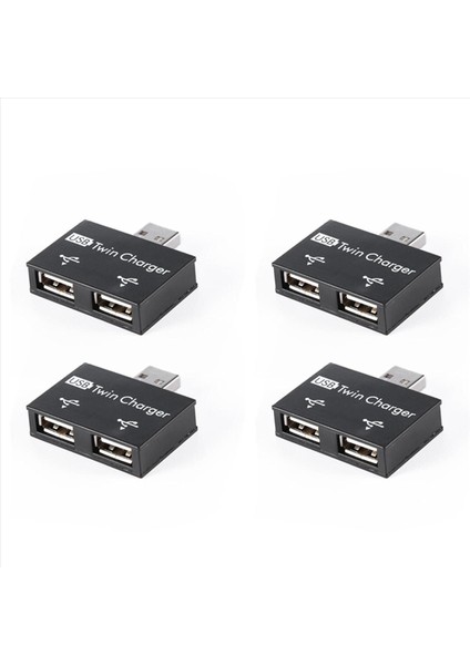 4x USB 2 0 Erkek Ila Ikiz Kadın Şarj Cihazı Çift 2 Port USB Dc 5V Şarj Ayrıştırıcı Hub Adaptör Dönüştürücü Bağlayıcı (Yurt Dışından)