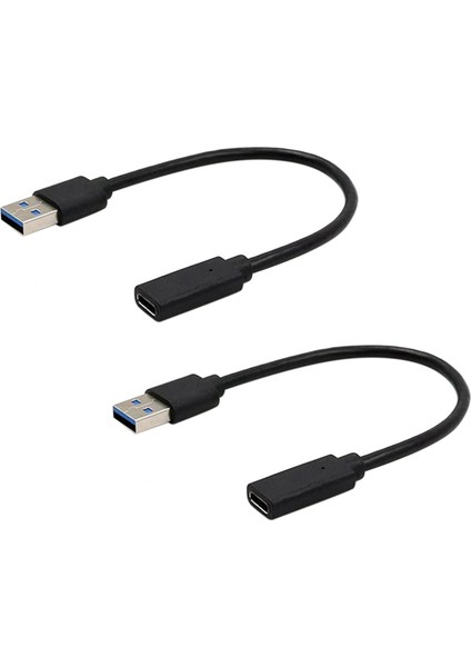 2x Usb3 1 Tip C Dişi - USB 3 0 Tablet / Cep Telefonu Için Bir Erkek Veri Adaptörü (Yurt Dışından)