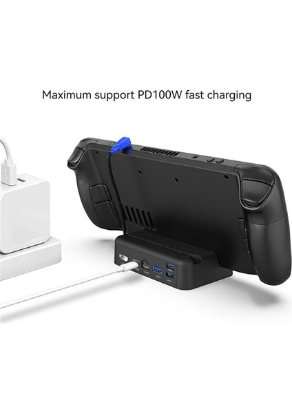 Steam Deck Dock Istasyonu Için Tv Taban Standı Hub Tutucu USB C - RJ45 Video Dönüşüm Taban Oyun Konsolu Şarj Cihazı (Yurt Dışından) fırsatları