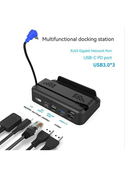 Steam Deck Dock Istasyonu Için Tv Taban Standı Hub Tutucu USB C - RJ45 Video Dönüşüm Taban Oyun Konsolu Şarj Cihazı (Yurt Dışından) indirimleri