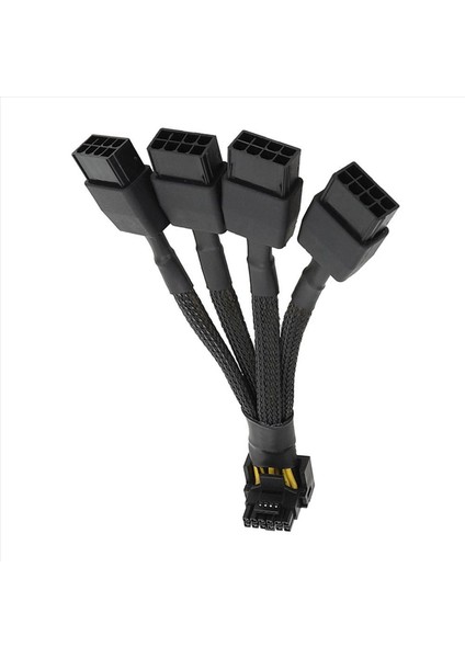 Gpu Için 4x RTX4090 RTX4080 4x8 Pin Pcı-E Ila 16 Pin Grafik Kartı Güç Kablosu 12VHPWR Bağlayıcı 90 Derece Dirsek Kablosu (Yurt Dışından) fırsatları