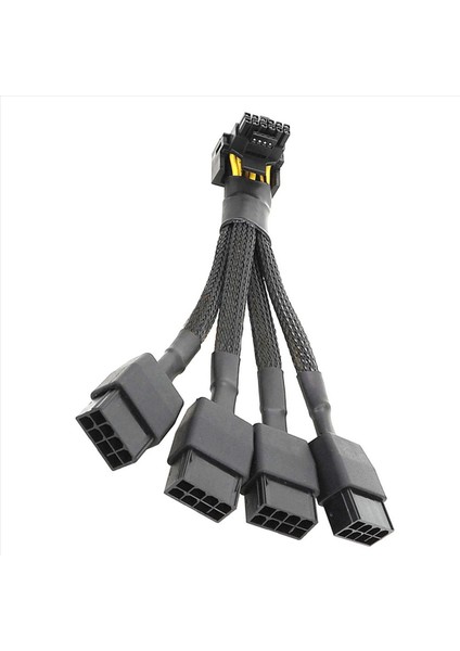 Gpu Için 4x RTX4090 RTX4080 4x8 Pin Pcı-E Ila 16 Pin Grafik Kartı Güç Kablosu 12VHPWR Bağlayıcı 90 Derece Dirsek Kablosu (Yurt Dışından) indirimleri