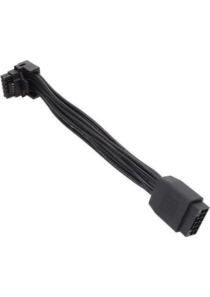 16PIN Grafik Kartı Dirsek Adaptör Kablosu Grafik Kartı 2VHPWR Düz Kafa Dönüş Kafası Kablosu Pcie5 0 Kablo (Yurt Dışından)