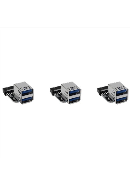3x 20PIN Ila Çift Usb3 0 Adaptör Connverter Masaüstü Anakart 19 PIN/20P Başlığı 2 Bağlantı Noktası USB Bir Dişi Konektör PH21 (Yurt Dışından)