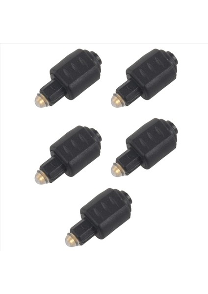 5x Mini Optik Ses Adaptörü 3 5mm Dişi Kriko - Dijital Toslink Erkek Fiş Amplifikatör (Yurt Dışından)