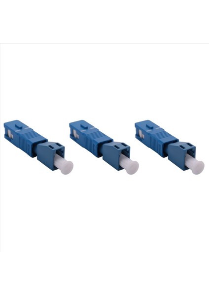 3x Optik Ekipman Aracı Lc Kadın To Sc Erkek Hibrit Flanş Singlemode 9/125 Sm Optik Fiber Adaptör Konnektörü (Yurt Dışından)