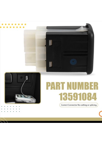 13591084 Opel Mokka Için Araba USB Soket Bağlantı Noktası 1 4 2016- USB Şarj Port Araba Aksesuarları (Yurt Dışından) indirimleri