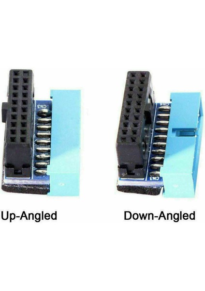 4pcs USB 3 0 20PIN Erkek - Kadın Uzatma Adaptörü Anakart Anakartı Için 90 Derece Açılı 90 Derece (Yurt Dışından) fırsatları