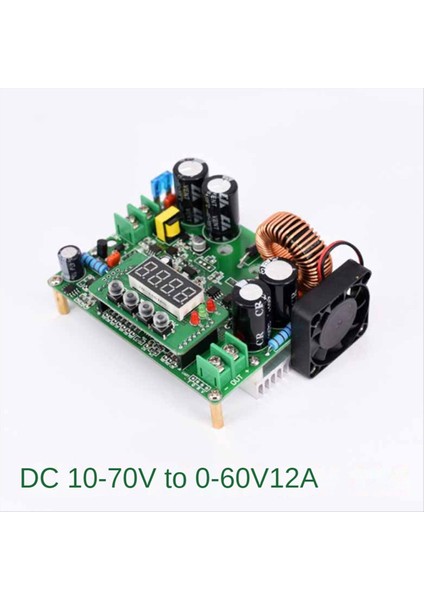 Dc Buck Converter Dc-Dc Buck Güç Modülü 10V-65V-0-60V 0-12A Ayarlanabilir Voltaj Regülatör Transformatör Kartı (Yurt Dışından) indirimleri
