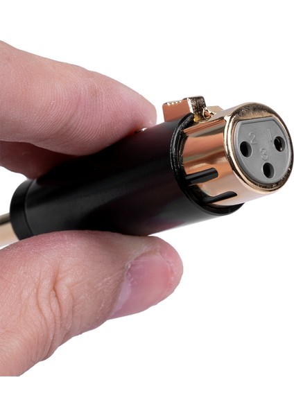 Kadın Xlr -6 35MM Stereo Erkek Adaptör Xlr Dişi -6 35MM Stereo Erkek Kriko Konvertör Ses Konnektörü -1pcs (Yurt Dışından) fırsatları