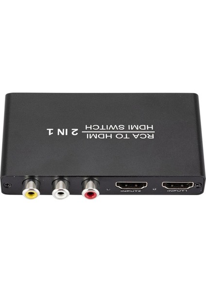 Tv Ps5/ps4/ps3 Konsolu Pc Için Rca - Hd Dönüştürücü 3 1 Out Hd Anahtar 1 Port 1 Port Rca ve 2 Port Hd Anahtar Seçici (Yurt Dışından)