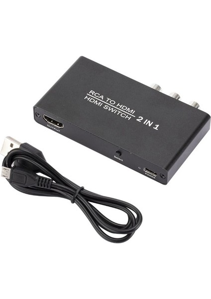 Tv Ps5/ps4/ps3 Konsolu Pc Için Rca - Hd Dönüştürücü 3 1 Out Hd Anahtar 1 Port 1 Port Rca ve 2 Port Hd Anahtar Seçici (Yurt Dışından) modelleri