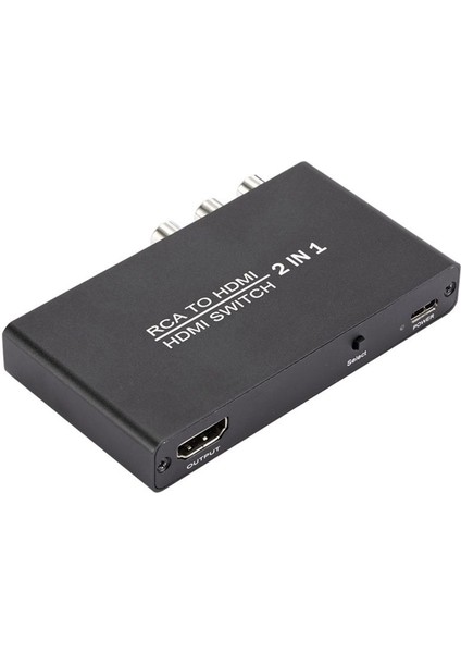 Tv Ps5/ps4/ps3 Konsolu Pc Için Rca - Hd Dönüştürücü 3 1 Out Hd Anahtar 1 Port 1 Port Rca ve 2 Port Hd Anahtar Seçici (Yurt Dışından) fırsatları