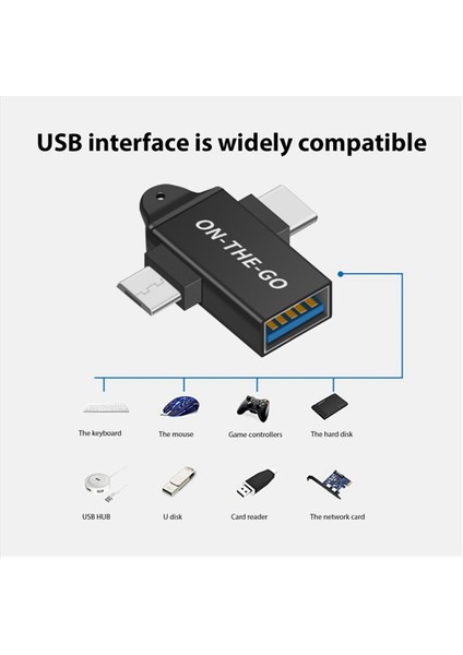 2x USB C-Usb 3 0 Otg Dönüştürücü USB 2 1 Tip C Mikro-Otg Adaptör (Yurt Dışından) indirimleri