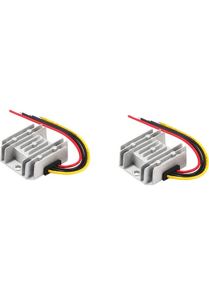 2x Dc-Dc Transverter 12V 24V 3A 72W Araç Güç Dönüştürücü Regülatör Su Geçirmez Evrensel Dönüştürücü (Yurt Dışından)