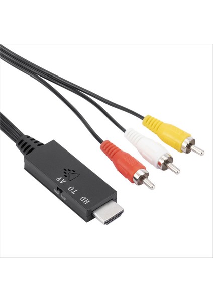 Rca-Hdmı Uyumlu Dönüştürücü Av-Hdmı Uyumlu Kablo Pc Dizüstü Bilgisayar Tv Için Pal Ntsc&#39 Yi Destekleyen Adaptör (Yurt Dışından) modelleri