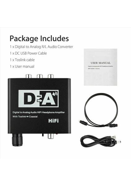 5x 192KHZ Dijital Optik Koaksiyel Toslink Spdıf ile Analog Rca 3 5mm Ses Hifi Dönüştürücüsüne (Yurt Dışından) modelleri