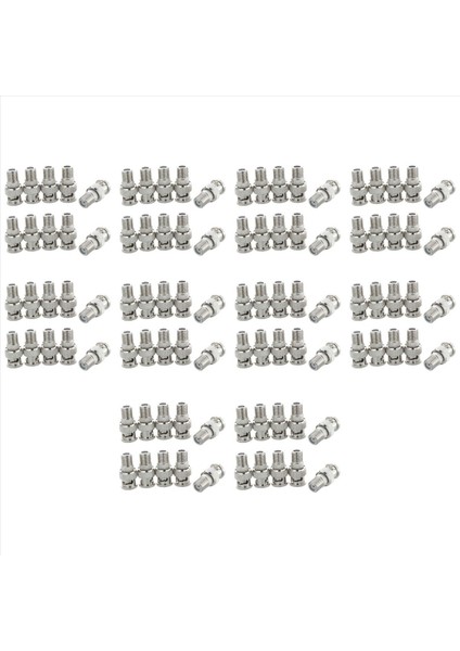 100PCS Bnc Erkek Fişi F Takım Kakın Adaptör Koax Konnektörü Bağlayıcı Cctv Kamera (Yurt Dışından)