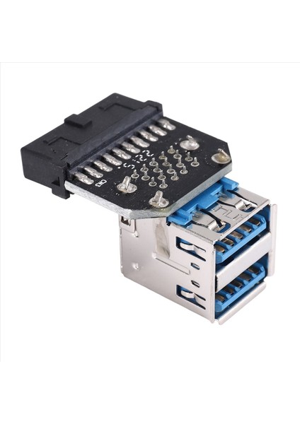 20PIN - Çift Usb3 0 Adaptör Connverter Masaüstü Anakart 19 PIN/20P Başlığı 2 Bağlantı Noktasından USB Bir Dişi Konektör PH21 (Yurt Dışından) fiyatları