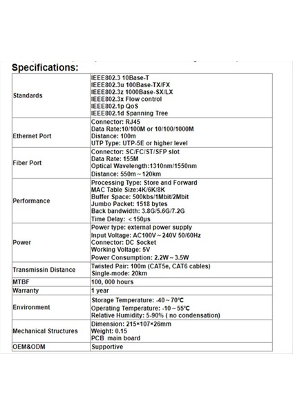 Pcba Fast Ethernet Fiber Medya Alıcı Dönüştürücü Anahtarı Yarım Kart Sc 10/100M Fiber Anahtarı HTB3100 Ab Fişi (Yurt Dışından) modelleri