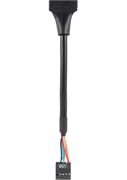 4x Siyah USB 2 0 9 Pin Dişi USB 3 0 20 Pin Erkek Kablo Adaptör Konnektörü (Yurt Dışından) modelleri