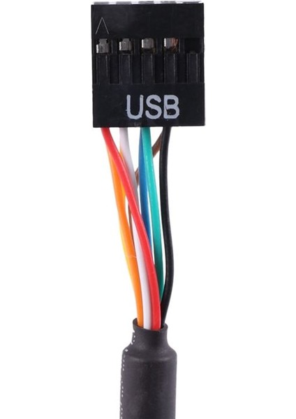 4x Siyah USB 2 0 9 Pin Dişi USB 3 0 20 Pin Erkek Kablo Adaptör Konnektörü (Yurt Dışından) fırsatları