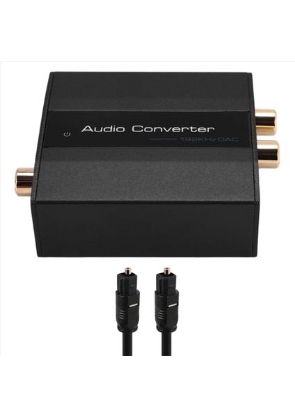 Optik - Rca Dönüştürücü Ses Dönüştürücüsü Dijitalden Analog Ses Koaksiyel - Rca Adaptörüne Koaktör (Yurt Dışından)