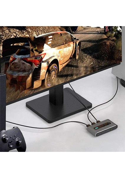 HDMI Uyumlu 4&#39 Ü 1 Out Anahtar Ayırtıcı 120Hz 4 Bağlantı Noktası Ps5 Switch Tv Kutusu Için 8k Sıçrama Anahtarlayıcı -Us Fişi (Yurt Dışından) fırsatları