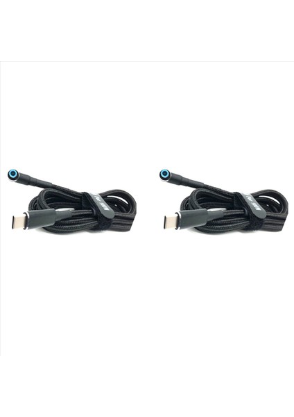 2x USB C - Dizüstü Bilgisayar Şarj Kablosu Adaptörü Tip C - Dc 4 5 x 3 0mm Dönüştürücü 100W Pd Güç Şarj Cihazı Hp Için (Yurt Dışından) fiyatları