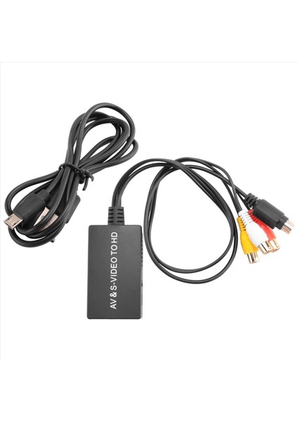 5x Svideo-Hdmı Dönüştürücüsü S-Video ve 3rca Cvbs Kompozit-Ses Video Dönüştürücü Desteği 1080P 720P (Yurt Dışından) modelleri