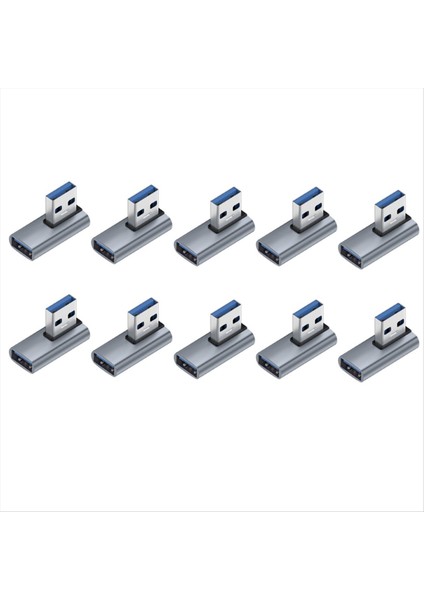 10PCS USB Adaptörü Bir Erkeğe Bir Dişi Orta Viraj Dizüstü Bilgisayar Adaptörü Dirsek Için Konektör (Yurt Dışından)